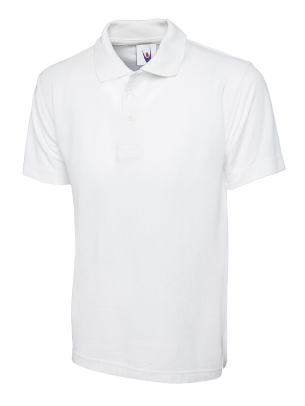 Uneek UC101 White Classic Polo shirt