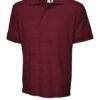 UC102 Maroon Uneek UC Heavyweight 102 Polo shirt Maroon 250GSM