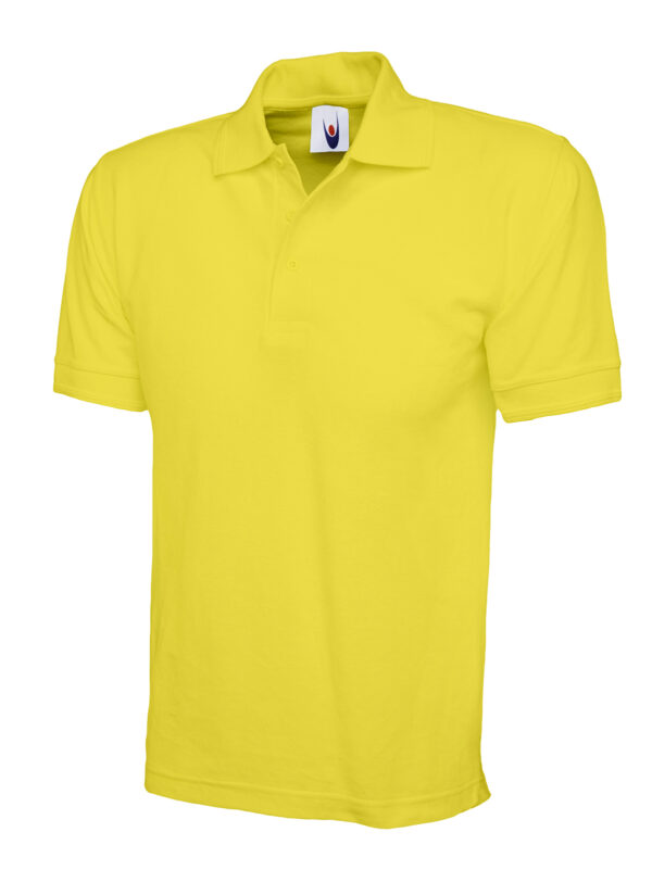 UC102 Yellow Uneek UC102 Heavyweights Yellow Polo shirt 250GSM