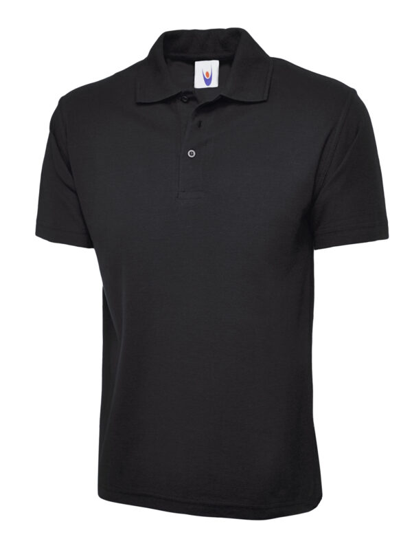 UC105 Black Uneek UC105 Active Polo shirt 200GSM polyester cotton mix