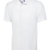 UC105 White Uneek UC105 Active Polo shirt 200GSM polyester cotton mix