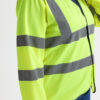 UC802_W_1703 Uneek UC802 Long Sleeve Hi Vis Safety Waistcoat 120 GSM