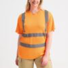 Uneek UC810 Hi Vis Short Sleeve T-shirt Safety workwear 175 GSM