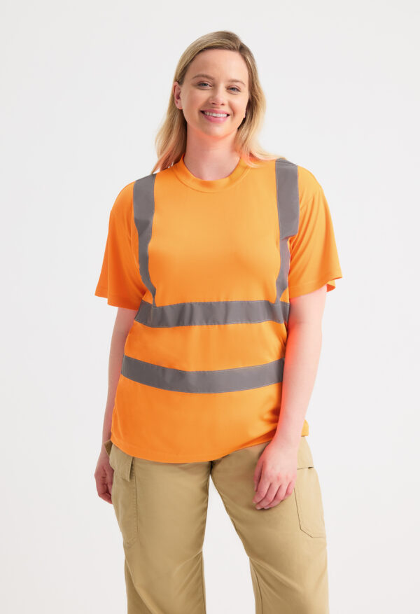 Uneek UC810 Hi Vis Short Sleeve T-shirt Safety workwear 175 GSM