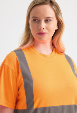 Uneek UC810 Hi Vis Short Sleeve T-shirt Safety workwear 175 GSM