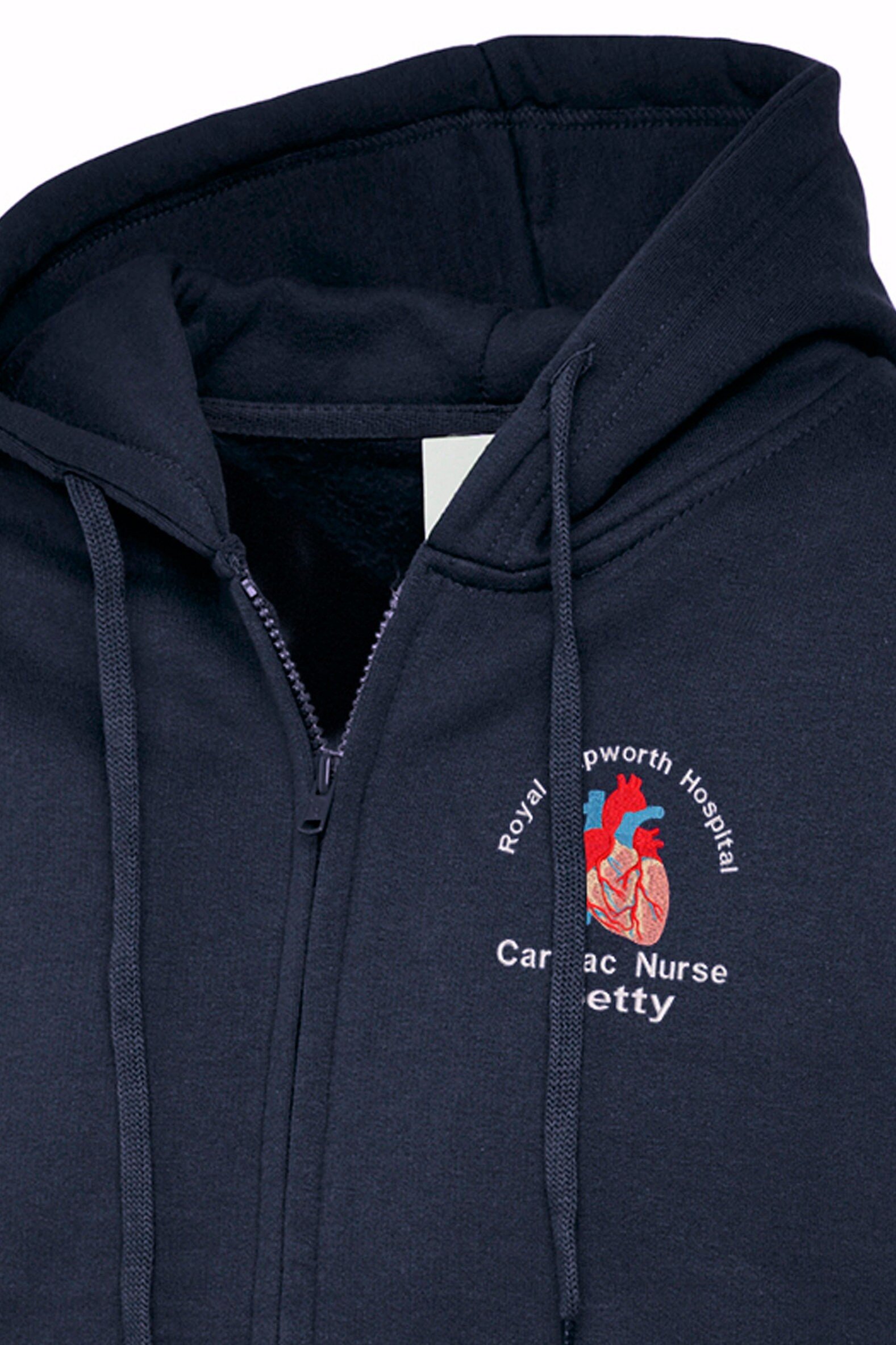 il_fullxfull.5503262551_5v5i.jpg Custom Embroidered Heart Zip Hoodie | Nurse, Cardiac, NHS Worker Apparel