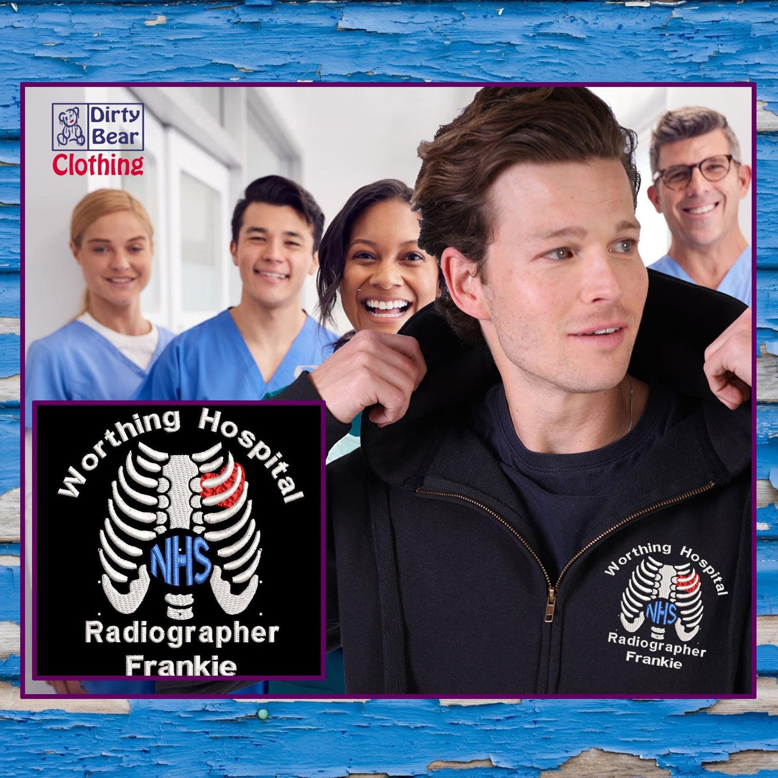 il_fullxfull.6605026128_rh6o.jpg NHS Rainbow Heart X-Ray Hoodie, Personalized Medical Staff Gift